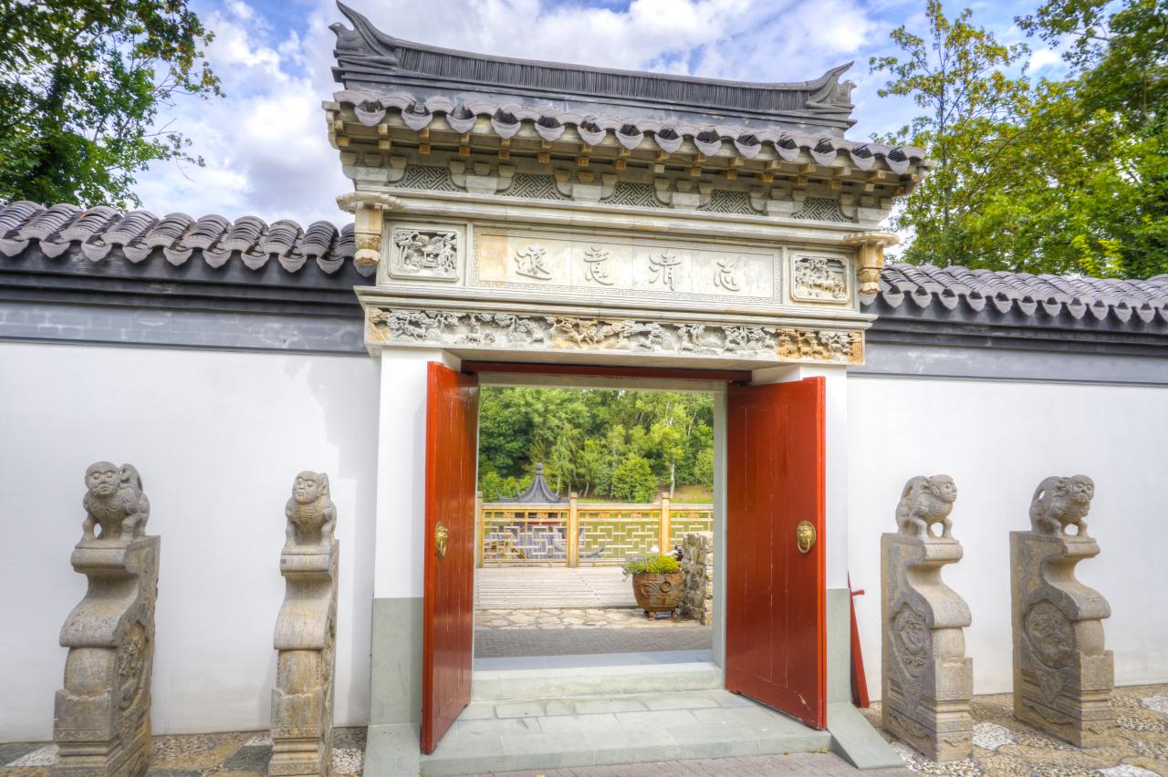 Eingangstor zum Chinesischen Garten, Weißensee